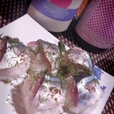 おうち居酒屋、〆秋刀魚の炙り寿司